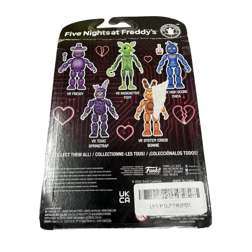 Funko Five Nights At Freddys 5 Inches Blackheart Bonnie Figure Walmart Exclusive